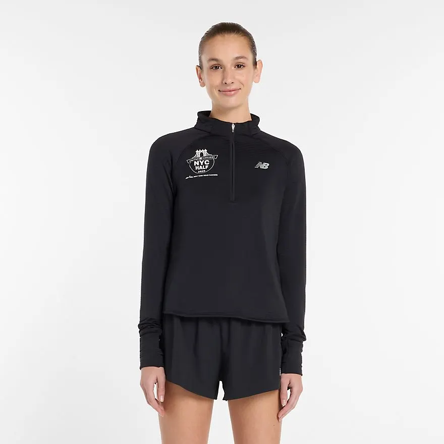 United Airlines NYC Half RC Essential Heat Grid 1/2 Zip