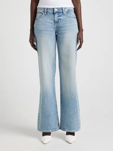 Guess Low Rise Slouchy Jean In Winter Mist