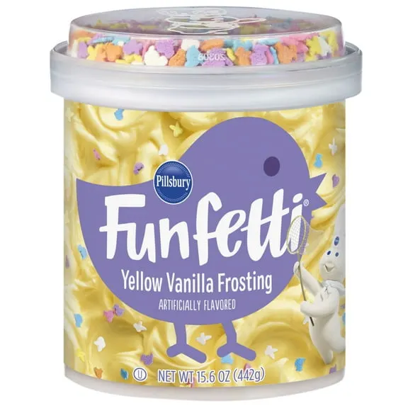 Pillsbury Funfetti Spring Vanilla Frosting, 15.6 oz Tub $1.96 12.6 ¢/oz