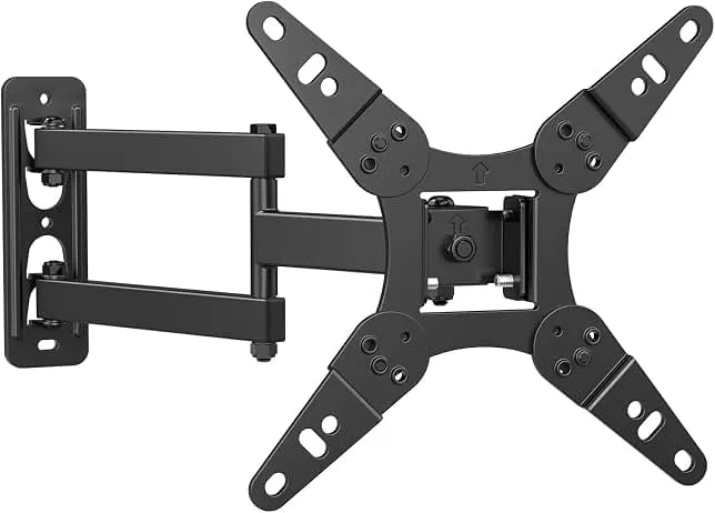 IWORKBOARD 32+ 40 inch Full Motion TV Wall Mount for 13-43" TVs & Monitor, 360° Rotating Small TV Mount Bracket, Articulating Swivel Tilting Extension, Max VESA 200x200mm, Single Studs, 55 lbs