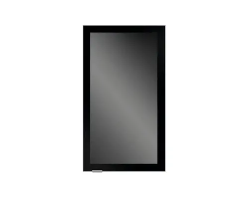 Skleněné skříňové dveře KITCHEN FRONTS 397 x 21 x 701 mm černá matný černá matný