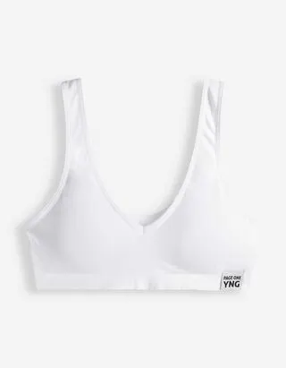 Bralette - Tinta unita - bianco