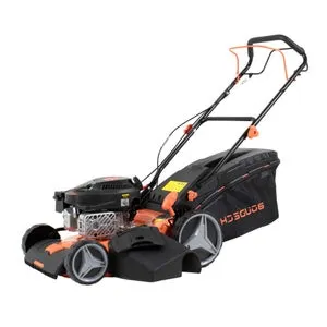 Jukut 170 - Tosaerba a Trazione Motore 4 Tempi a Scoppio Benzina 170cc 3.5HP Taglio 30-80 mm con Funzione Pacciamatura Nero