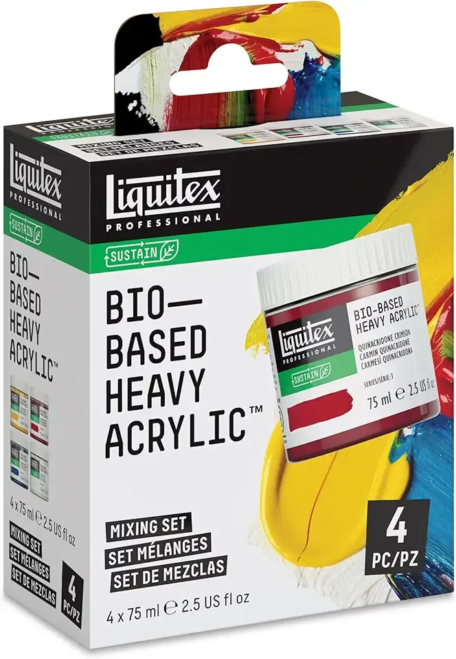 Heavy Bio-Based Acrylic Set - Mixing: 4x75ml by Liquitex