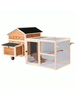 Adori Kippenhok Dexter - Kippenhok - 205x123x112 cm Houtkleur