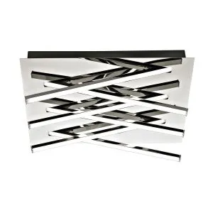 Plafoniera LED Otok Ø 35 cm argento IP20 bianco naturale INSPIRE