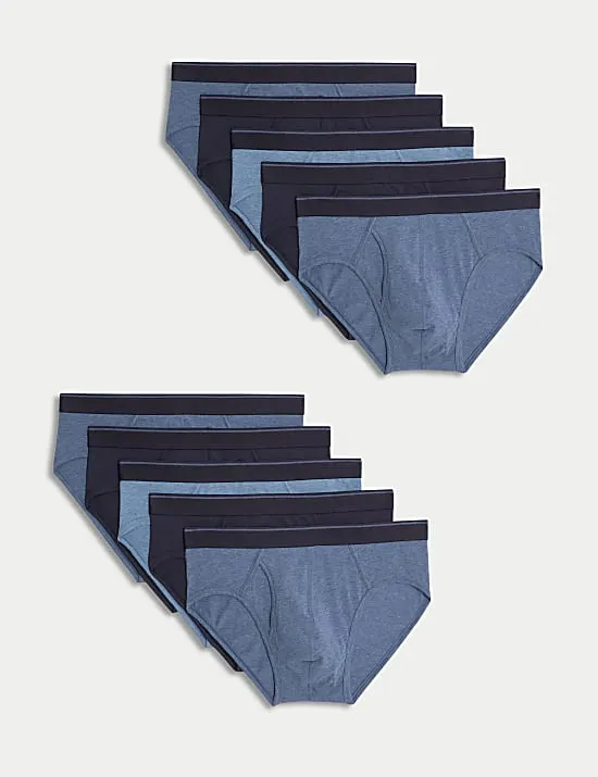 10 Pack Cotton Stretch Cool & Fresh™ Briefs