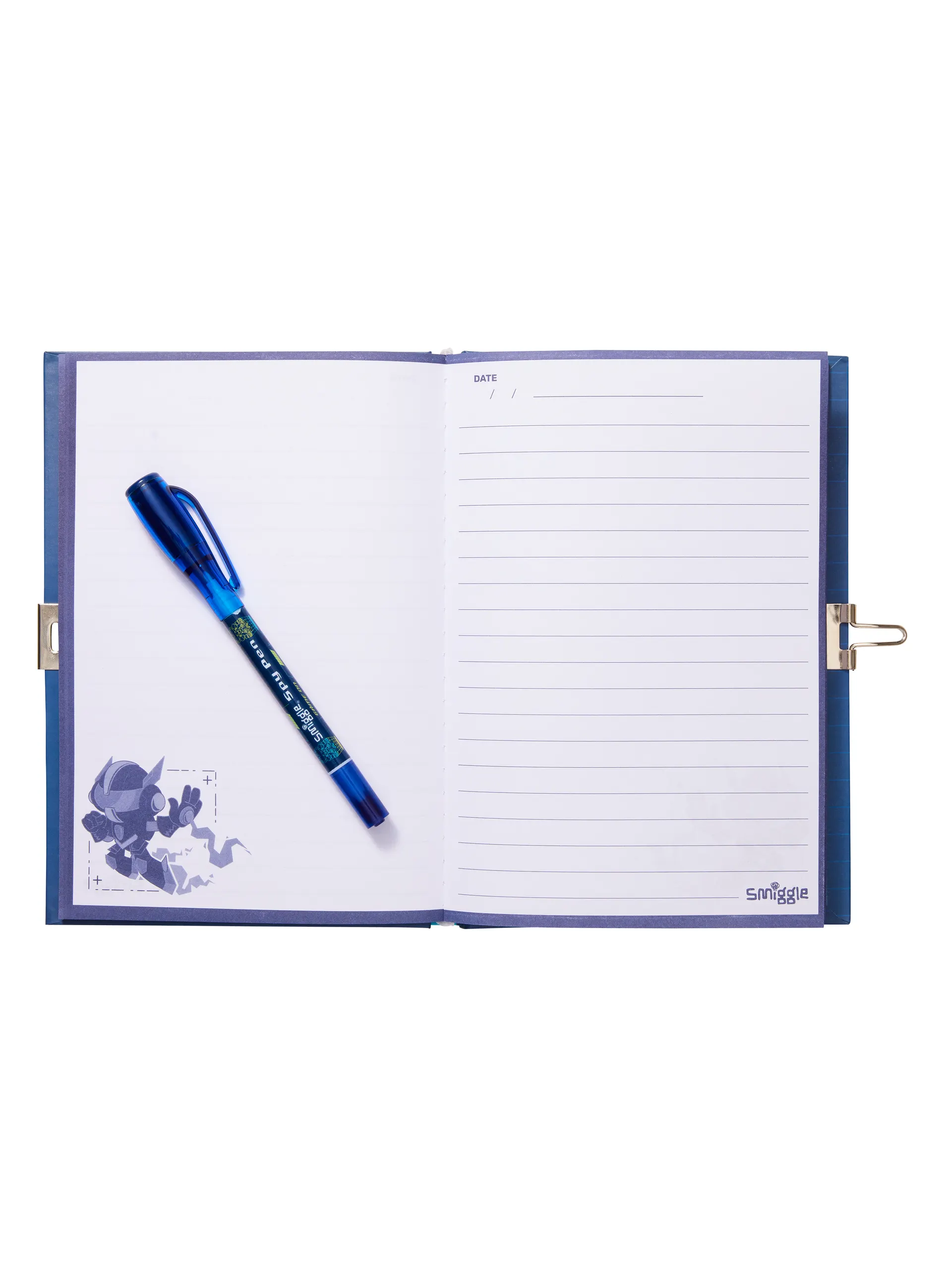 A5 Lockable Notebook With Spy Pen