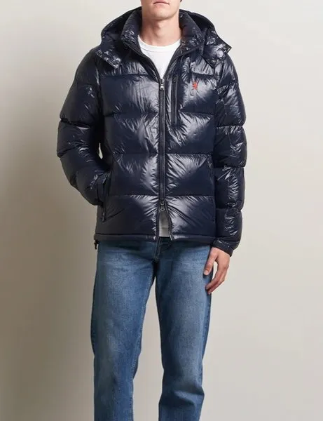 Gorham Hooded Jacket Shiny Navy