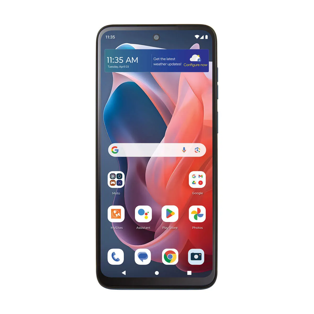 Tracfone Motorola moto g Play Prepaid 64GB Smartphone (Locked), Sapphire Blue