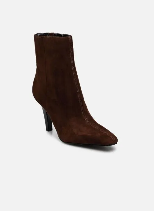 Enkellaarzen en boots RAFFA dames bruin