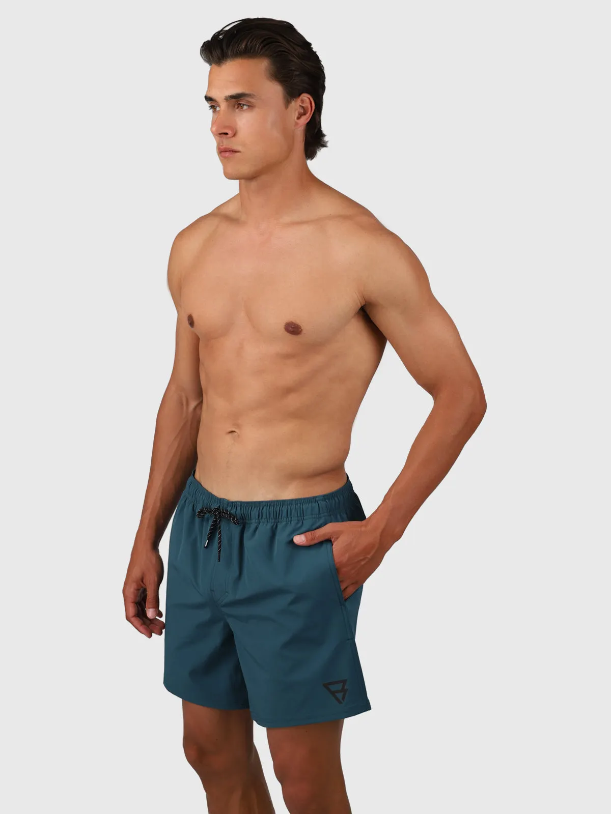 Bru-conic Men Swim Shorts | Fuel Green