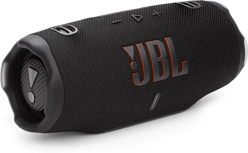 JBL Charge 6 Portable Bluetooth Speaker, Waterproof, Drop-Proof - Black | Long Battery Life Up To 28 Hours, Quick Charging, Built-In Powerbank, Weatherproof For Outdoor, Poolside, And Shower Use