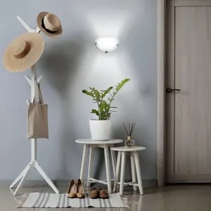 Applique neoclassico Island bianco E27 INSPIRE