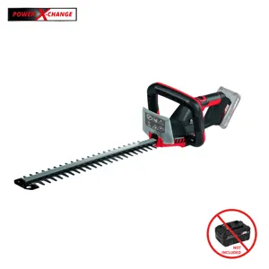 Tagliasiepi a batteria con spazzole al carbonio in abs STERWINS Powerxchange lama da 55 cm 18 V batteria non inclusa con guaina protettiva