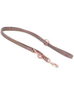 Adori Dresseerlijn Vintage Rose Met Print - Riem - 200x1.8 cm Grijs
