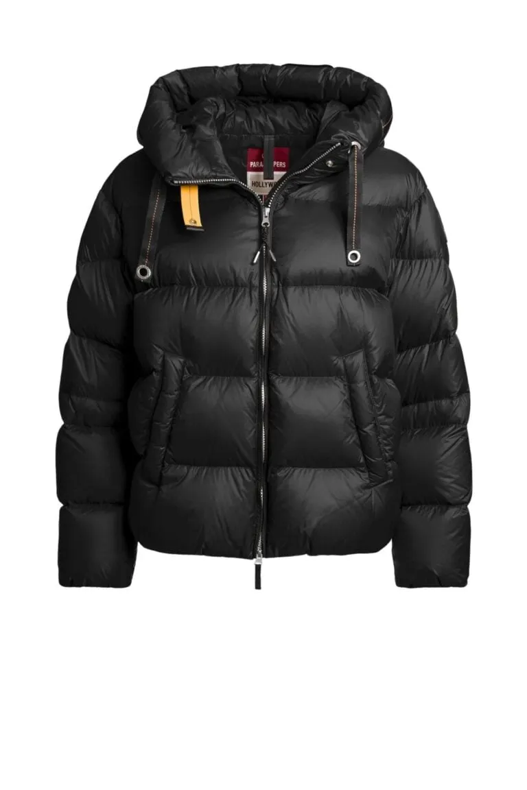Tilly Hooded Down Jacket - Black