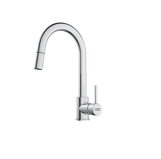 Rubinetto da cucina fisso Miscelatore Pola doccia cromato argento cromato lucido FRANKE