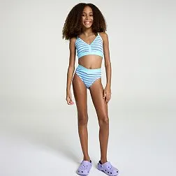DSG Girls' Mid Rise Swim Bottoms