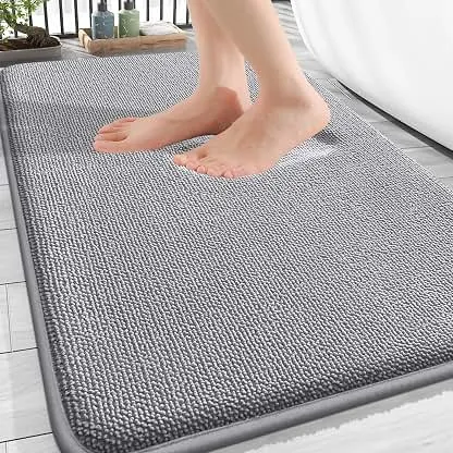 OLANLY Thick Memory Foam Bathroom Rugs 30x20, Soft A…