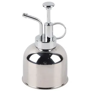 Annaffiatoio in acciaio inossidabile con spruzzatore regolabile a pressione manuale per piante da giardino da interno