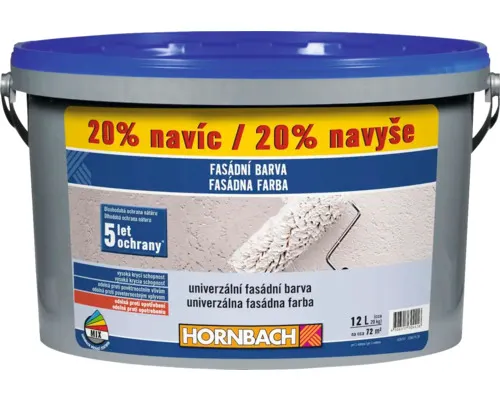 Fasádní barva Hornbach 10 + 2 l