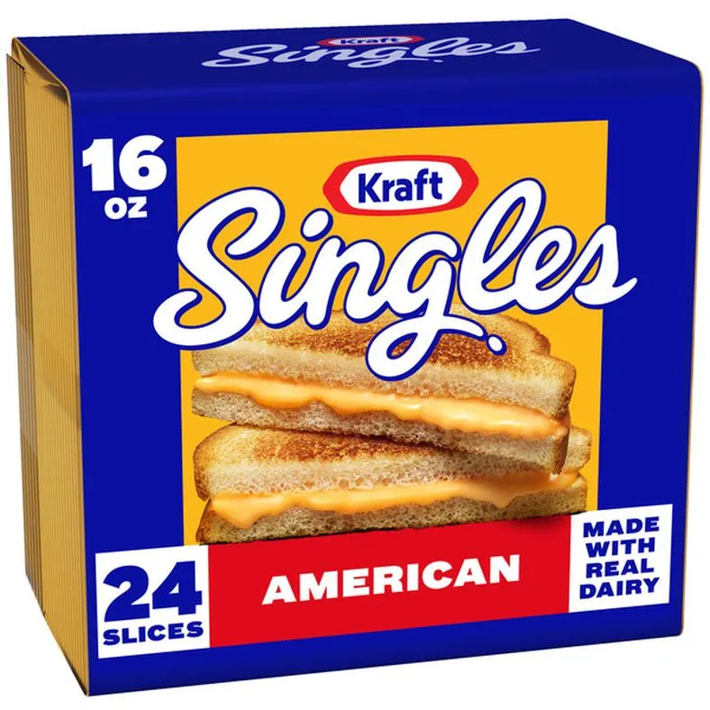 Kraft American Cheese Singles, 24 count