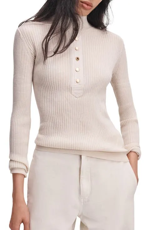rag & bone Lucy Henley Wool Sweater