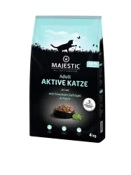 MAJESTIC Aktive Katze mit Geflügel und Fisch 4 kg