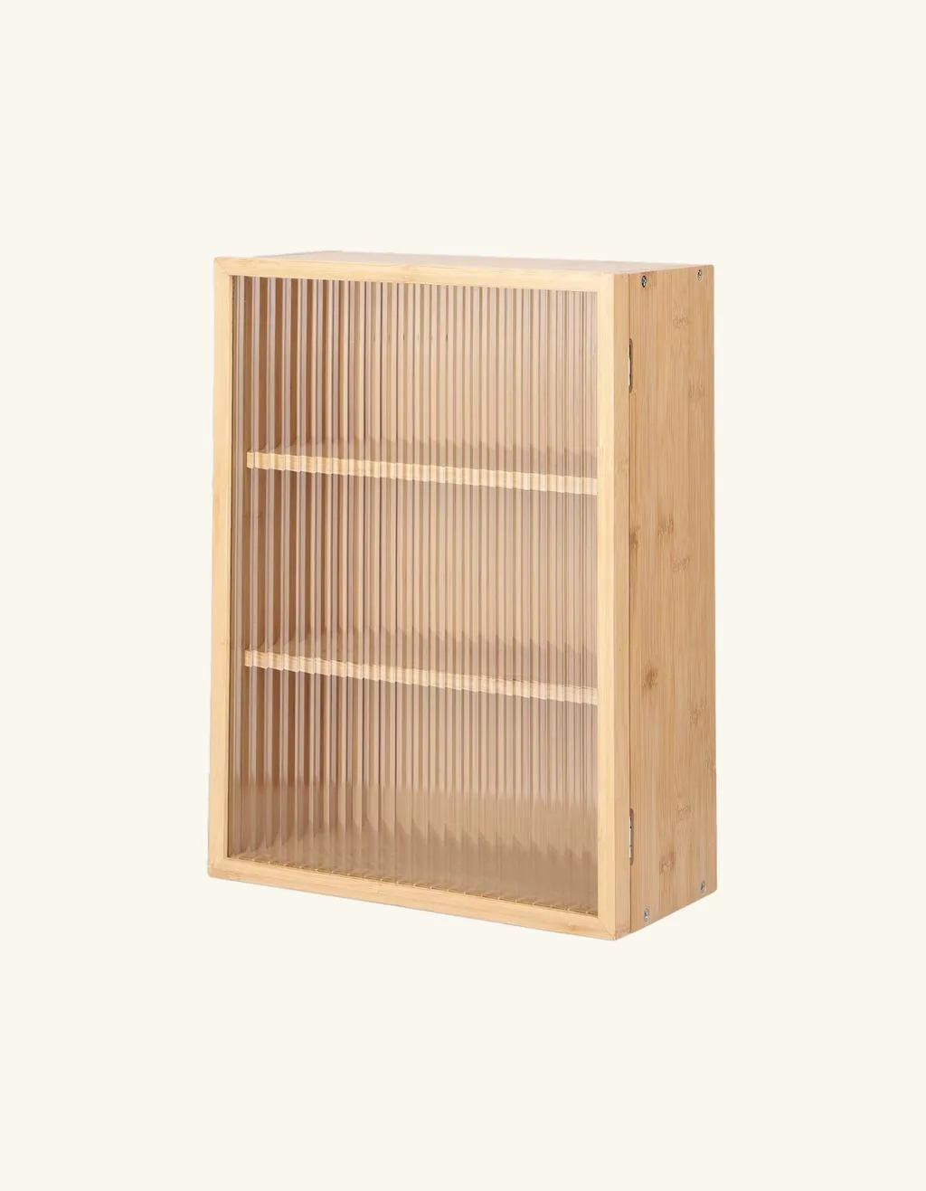 Skap med glassdør