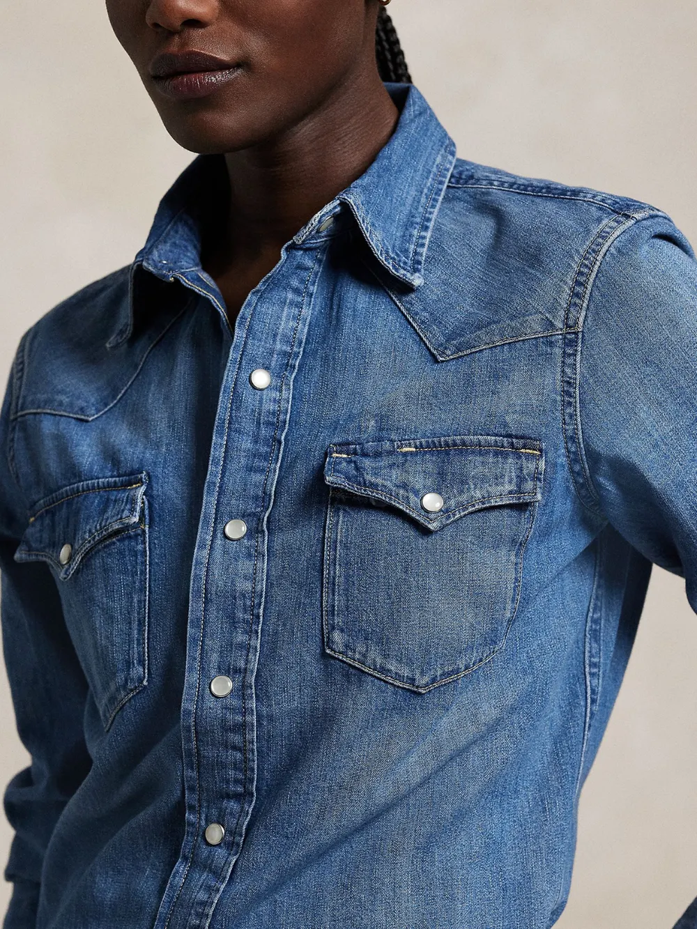 DENIM WESTER SHIRT