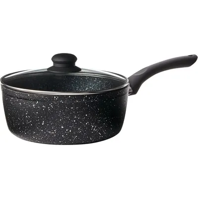 3QT Non-Stick Textured Sauce Pan with Lid