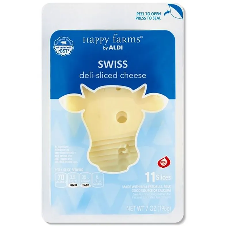 Happy Farms Deli Sliced Swiss Cheese