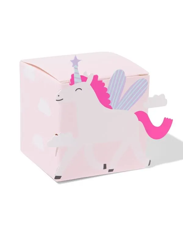 doosjes vouwbaar regenboog - 6 stuks