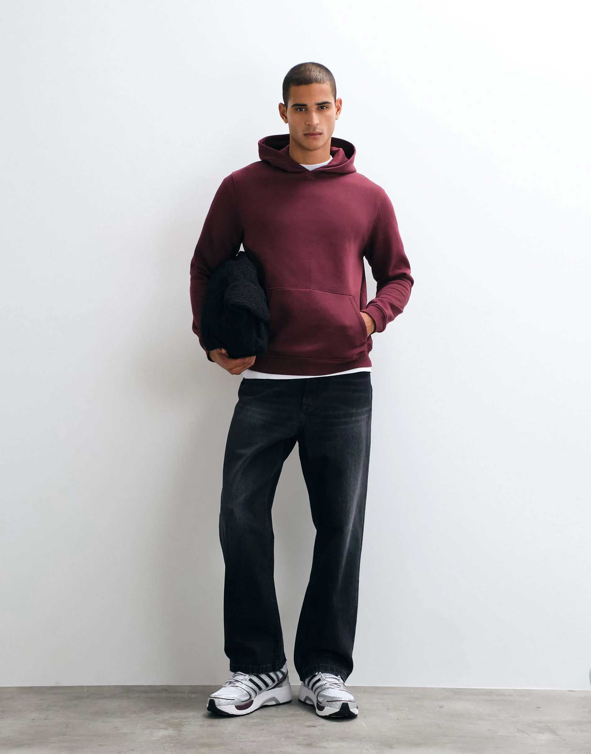 Bershka Baggy jeans in black