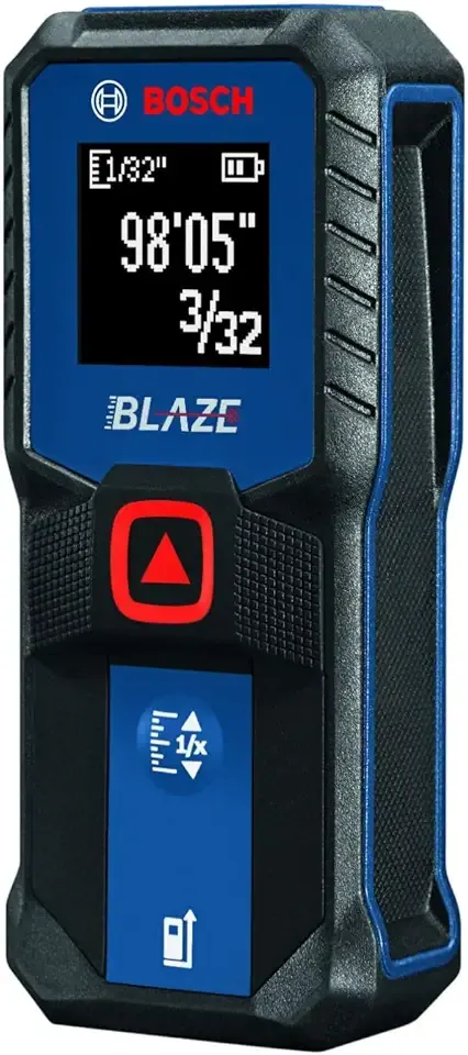 BOSCH GLM100-23 100 Ft Blaze Laser Distance Measure, Includes 2 AA Batteries