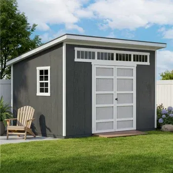 Yardline Montague 12' x 8' Wood Storage Shed - Do It Yourself Assembly