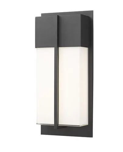 Z-Lite Nyx LED Black Outdoor Wall Light
