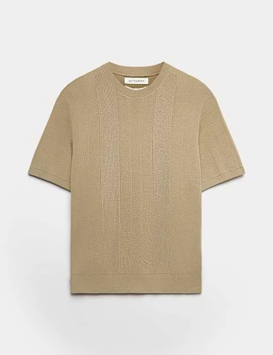 Performance Mercerised Cotton Knitted T-Shirt