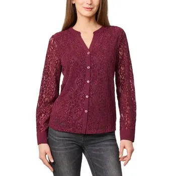 Cable & Gauge Women's Lace Blouse