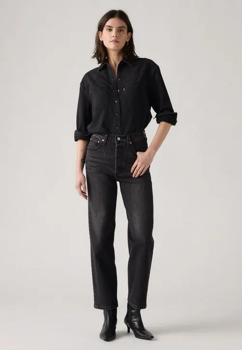 RIBCAGE STRAIGHT ANKLE - Jeans straight leg - loom about