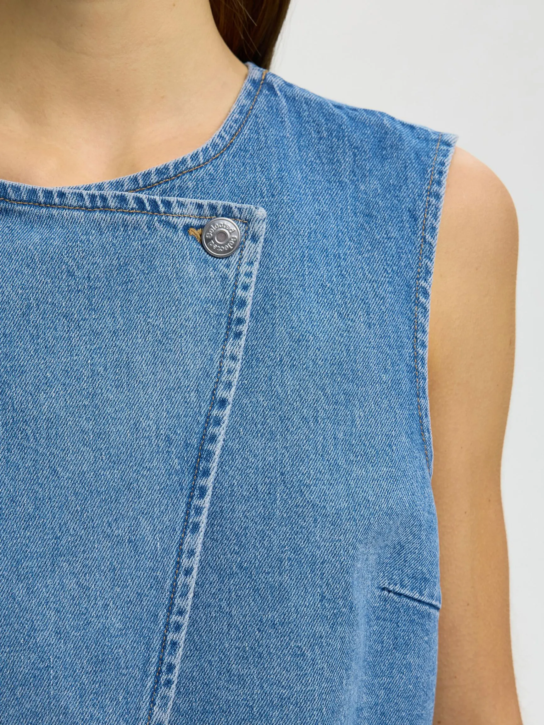 ERMELØS DENIMVEST