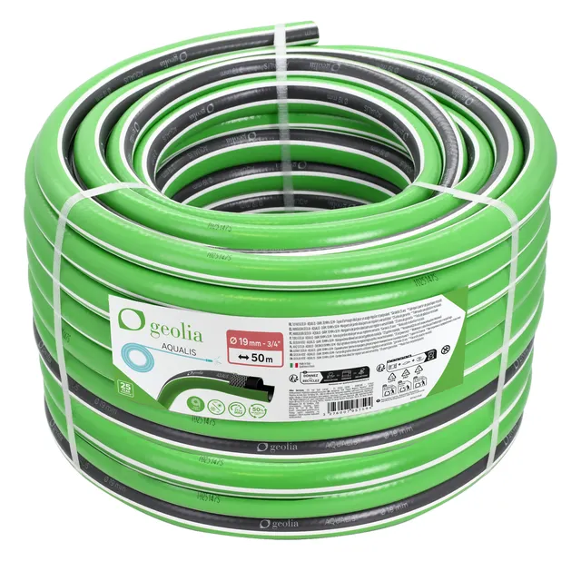 Manguera GEOLIA Aqualis de PVC de 19 mm de ø y 50 m de longitud