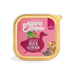 Edgard & Cooper Eend & Kip Met Broccoli, Wortel & Pompoen Puppyvoer 300g