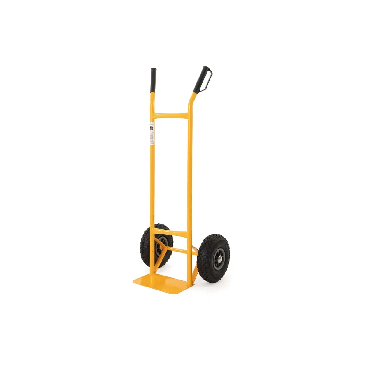Carrello Portapacchi Manuale in Acciaio Giallo Portata 200 kg