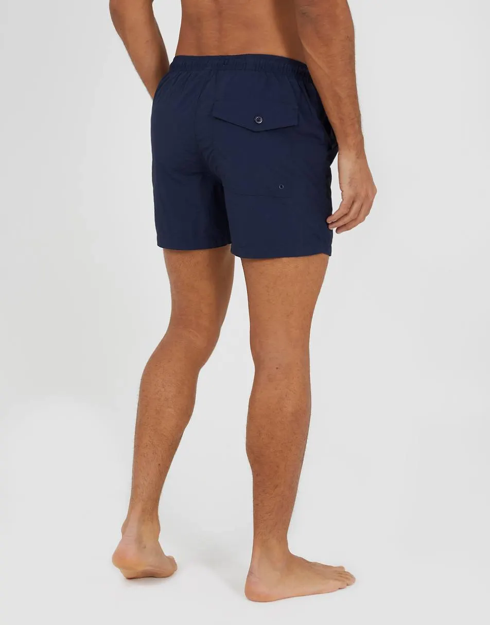 Brave Soul Elasticated swimshorts in navy