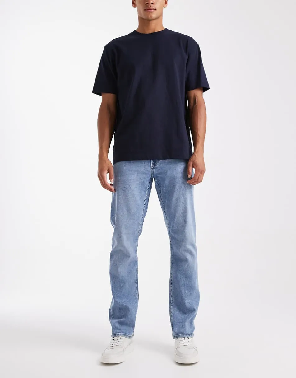 ONLY & SONS Weft regular fit jeans in light wash
