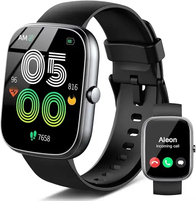 Smart Watch (Answer/Make Calls), 1.91"HD Smartwatch for Men Women Heart Rate/Sleep Monitor/Pedometer, 2026 New Fitness Watch with 113+ Sport Modes, Activity Tracker IP68 Waterproof for Android iOS