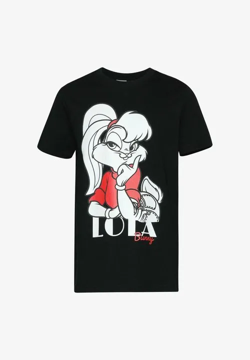 T-shirts med print - black