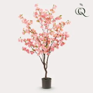 Prunus artificial rosa – Flor de cerezo 135 cm – Planta decorativa realista